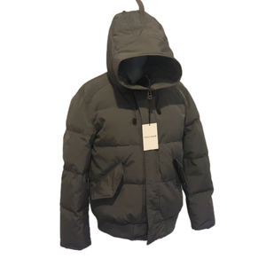 NWT Cole Han charcoal quilted Bomber Jacket